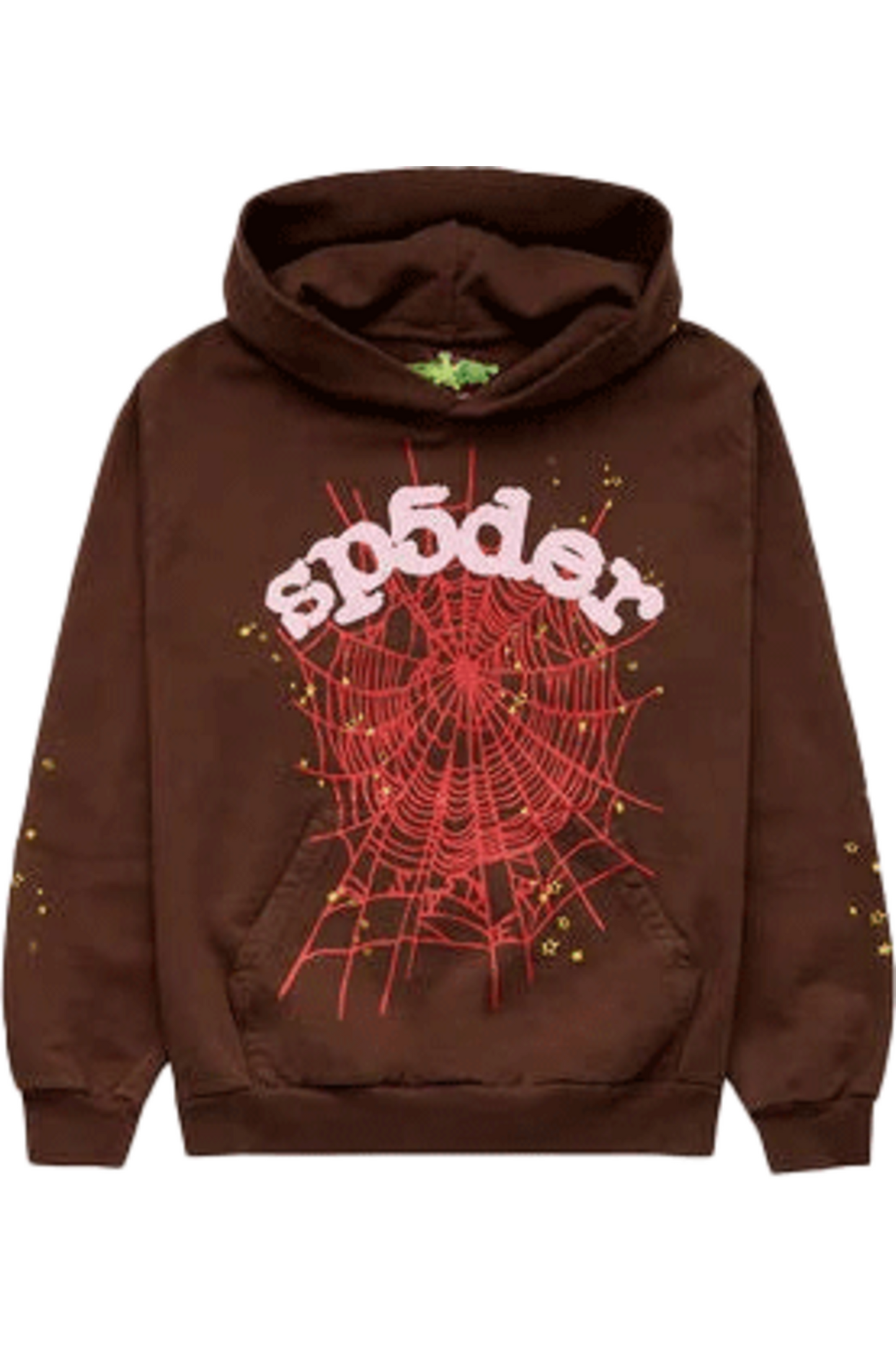 Sp5der Web Hoodie Brown