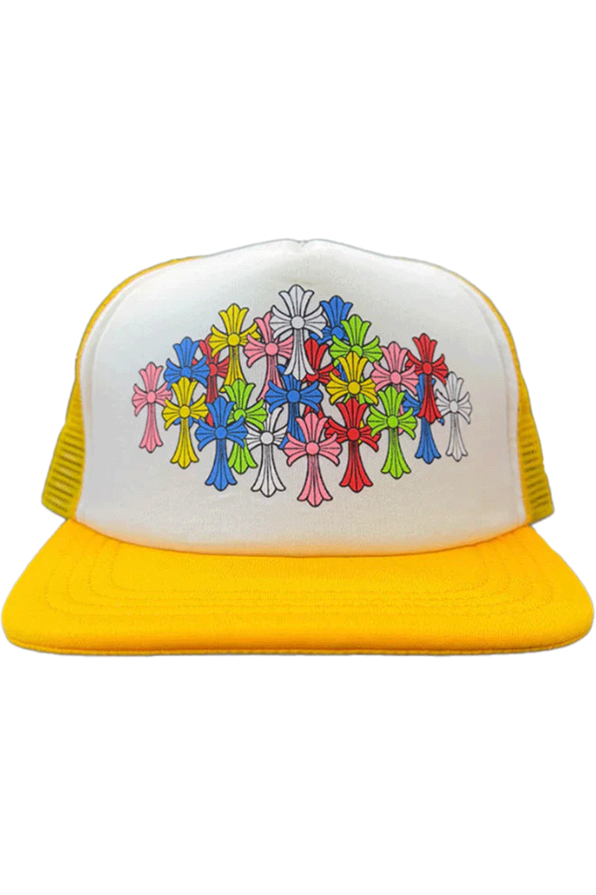 Chrome Hearts Multi Cross Hat Yellow - Qualité Los Angeles