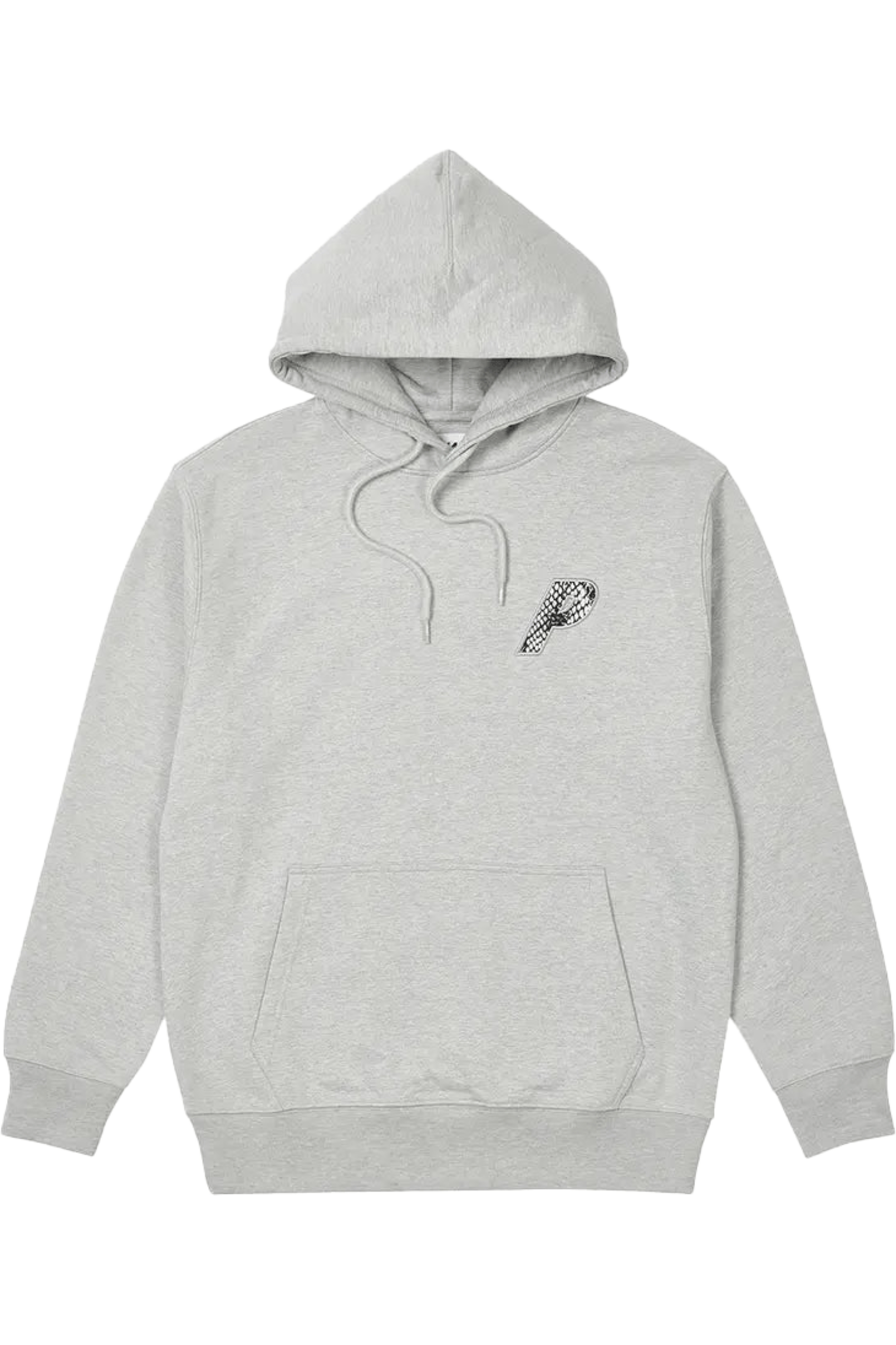 Palace P-3 Snake Applique Hoodie Grey - Qualité Los Angeles