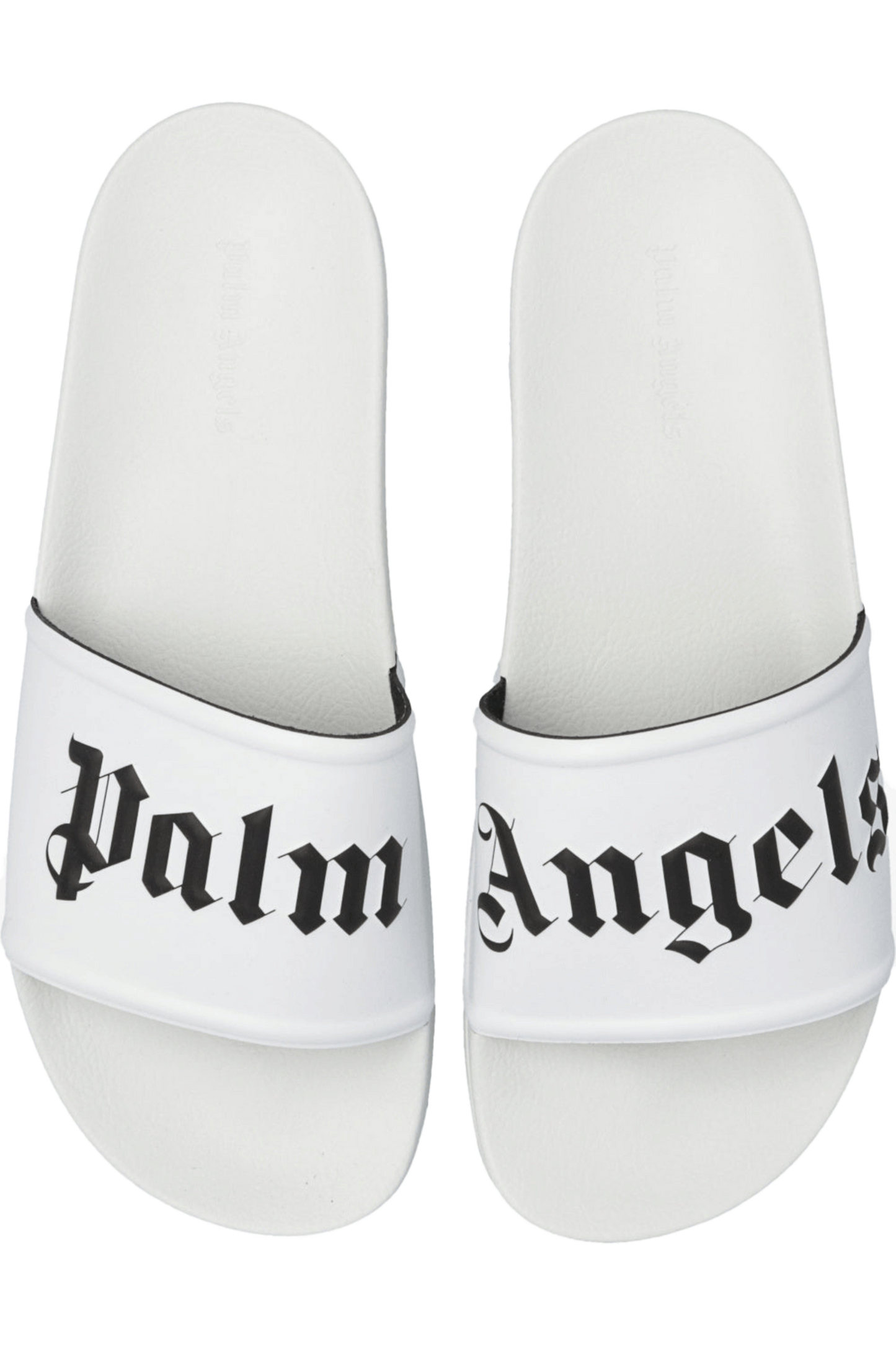 Palm Angels Pool Slides White/Navy