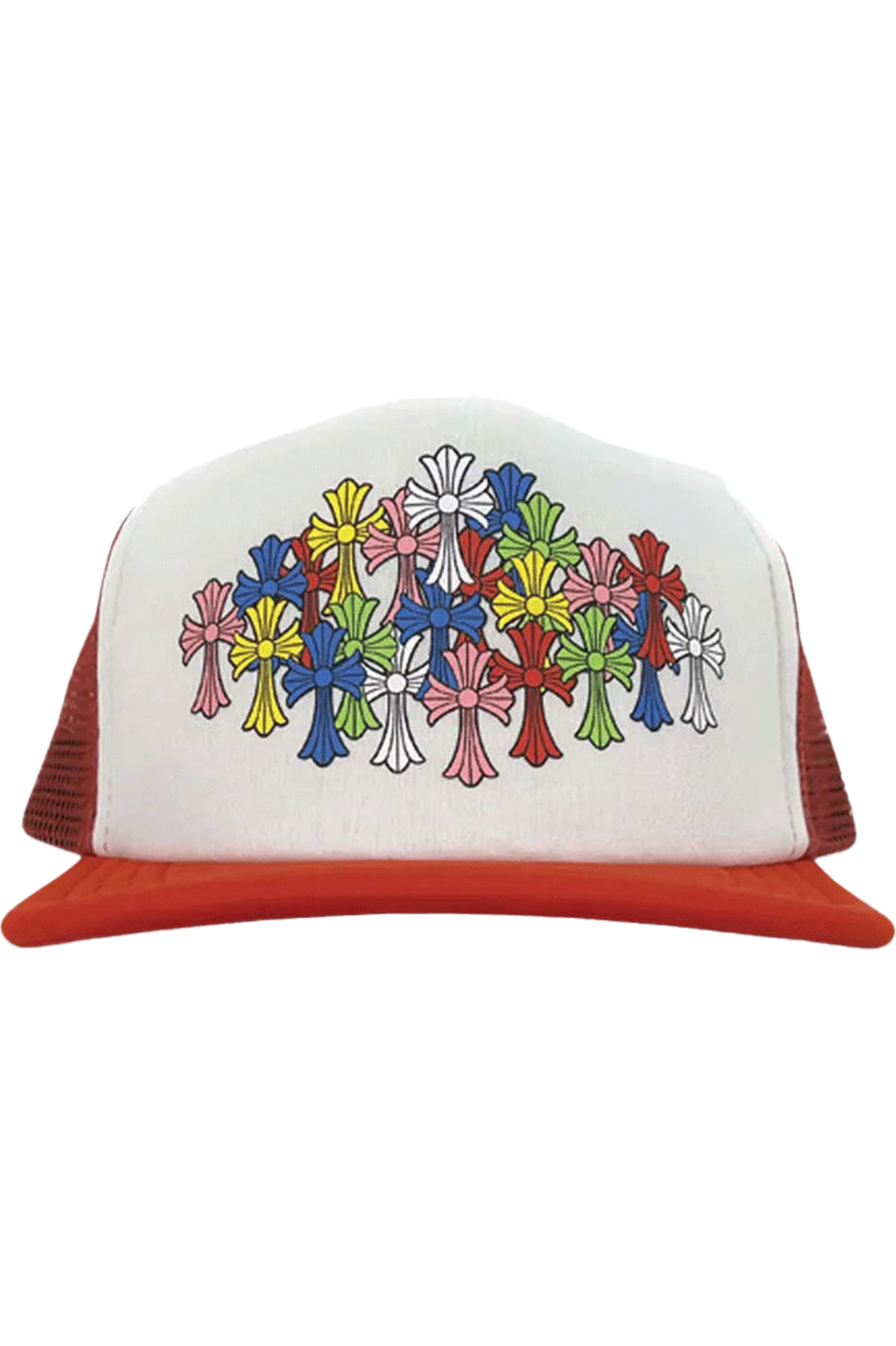 Chrome Hearts Multi Cross Trucker Hat Red - Qualité Los Angeles