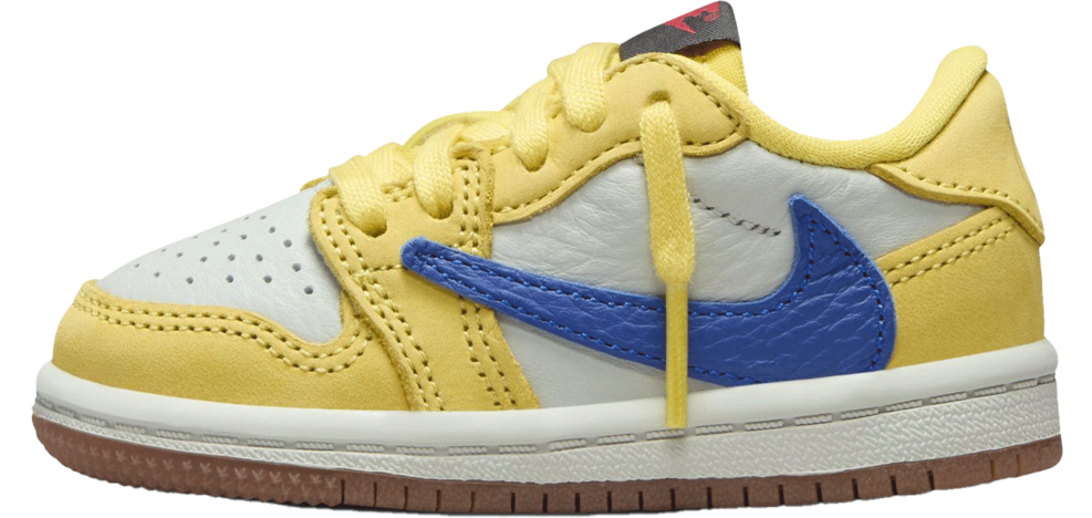 Travis Scott Jordan 1 Low Canary TD