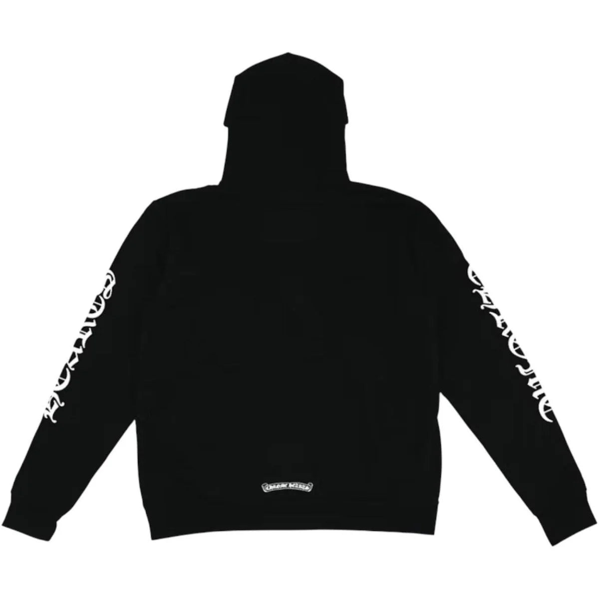 Chrome Hearts Vertical Logo Zip Up Hoodie Black - Qualité Los Angeles