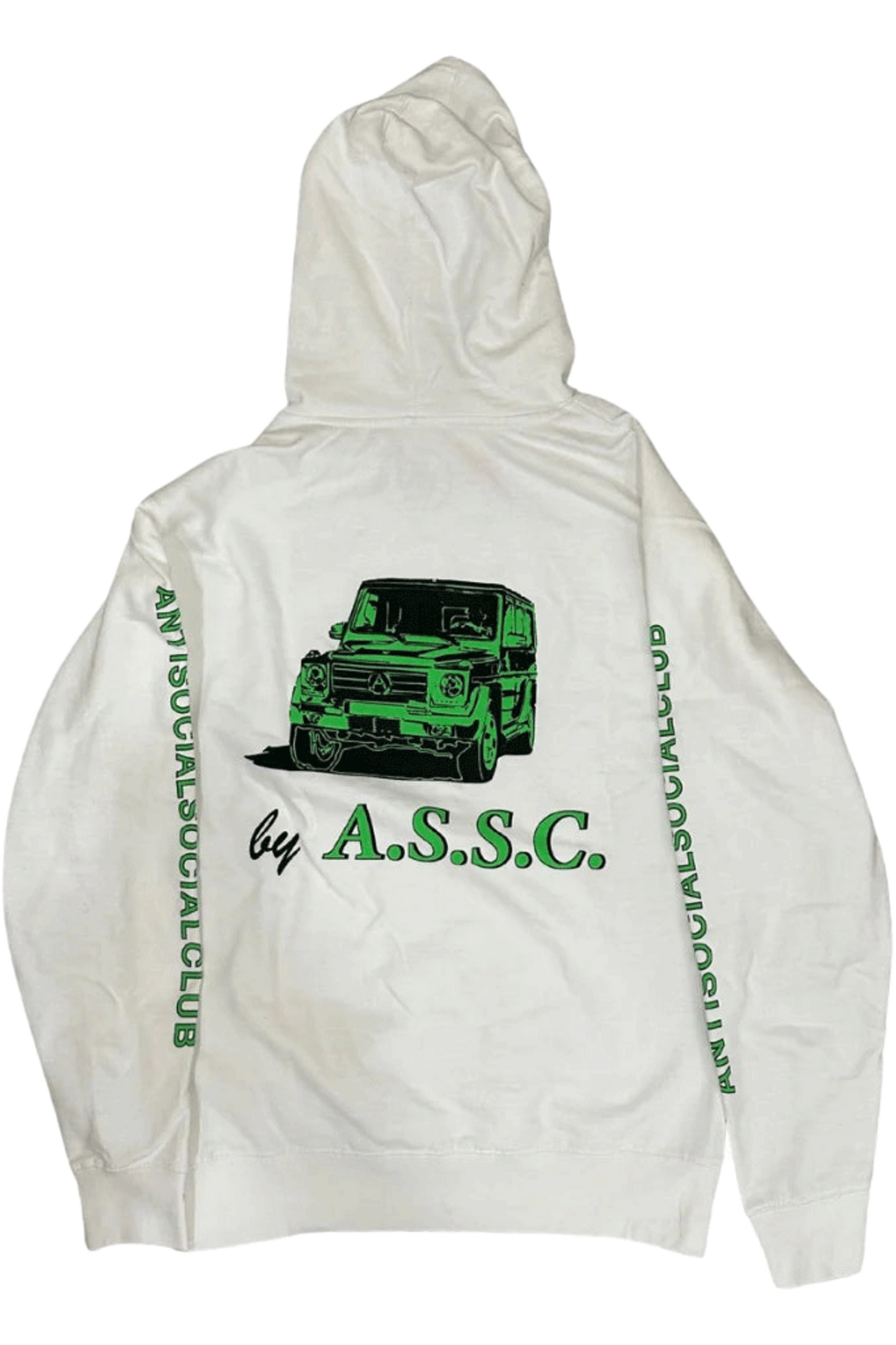 ASSC Berlin Hoodie White/Green - Qualité Los Angeles
