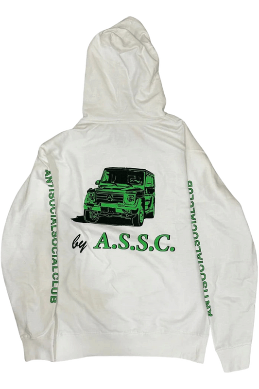 ASSC Berlin Hoodie White/Green - Qualité Los Angeles