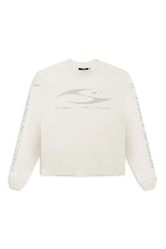 Hellstar H Cursive Logo Longsleeve White