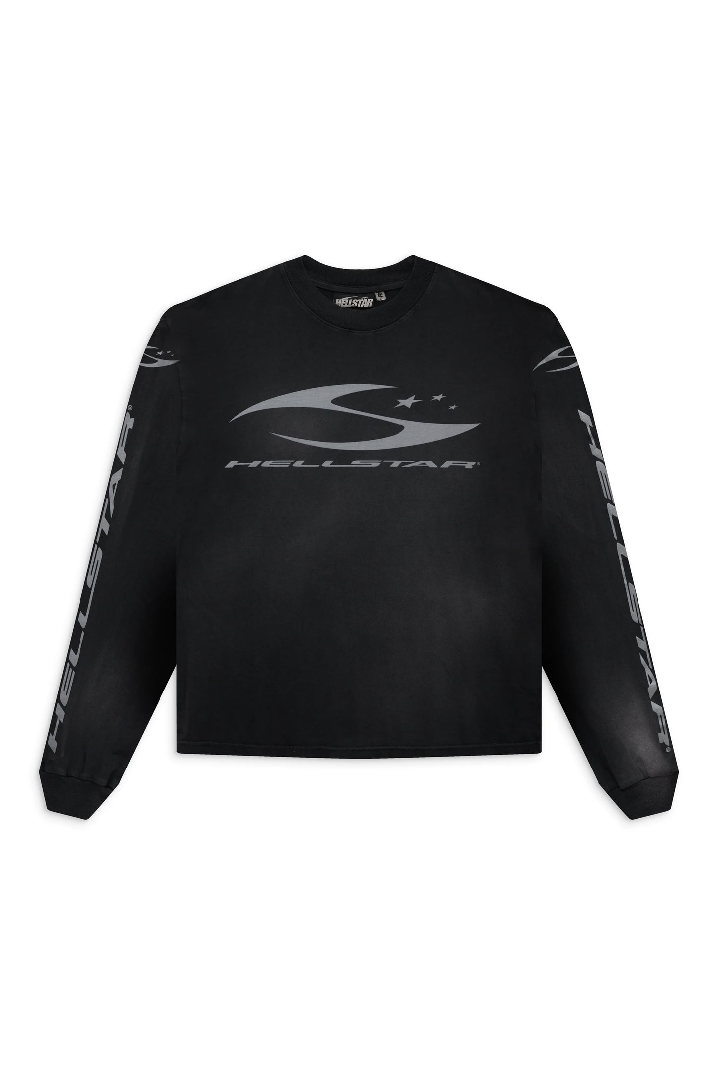 Hellstar H Cursive Logo Longsleeve Black