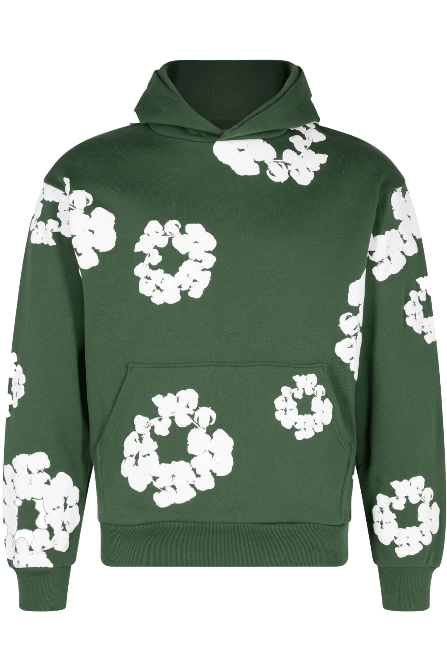 Denim Tears Cotton Wreath Hoodie Green - Qualité Los Angeles