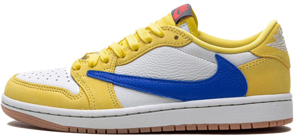Travis Scott Jordan 1 Retro Low Canary