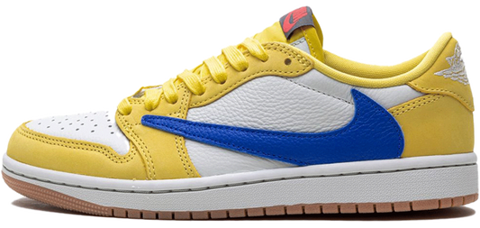 Travis Scott Jordan 1 Retro Low Canary
