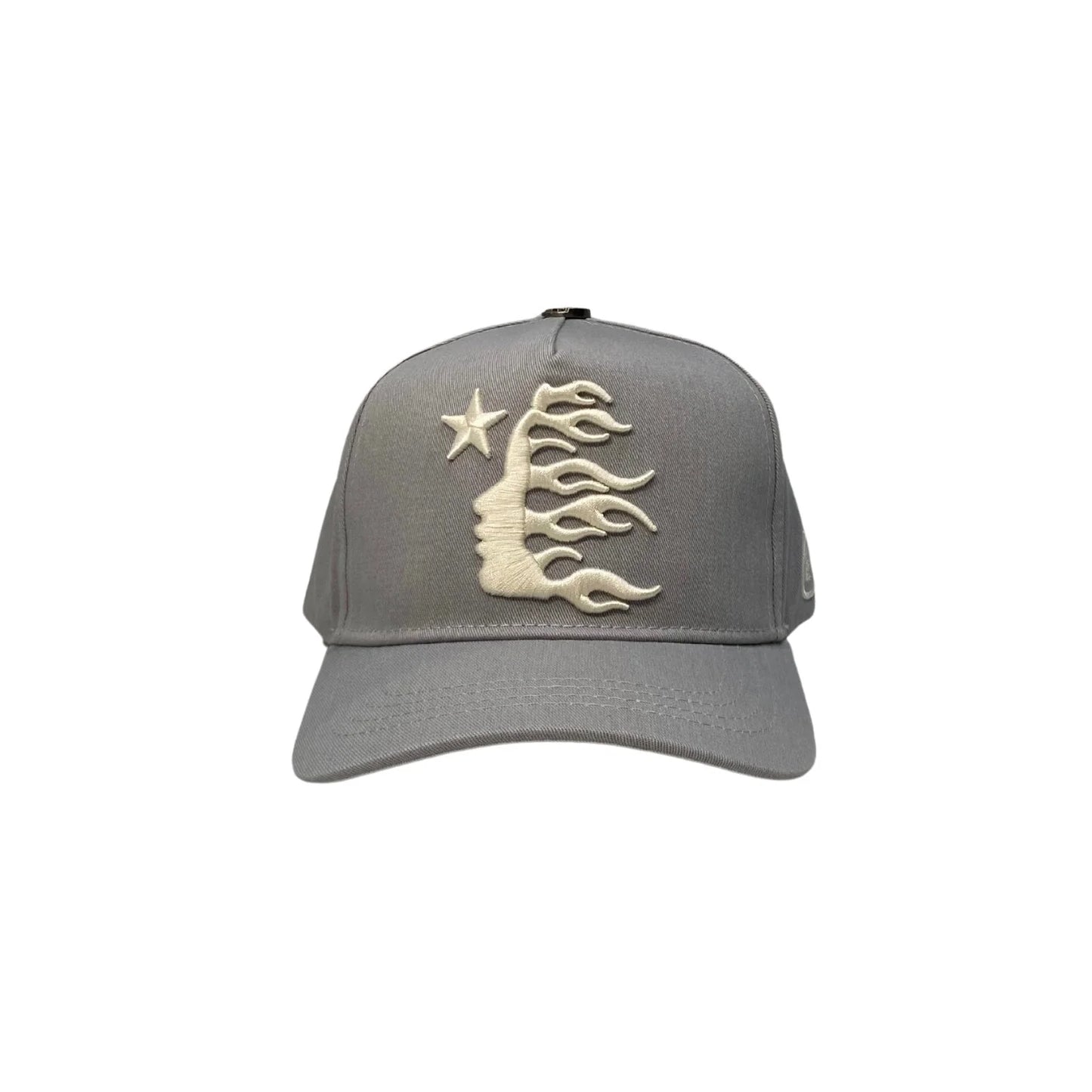 Hellstar OG Logo Snapback Hat Grey