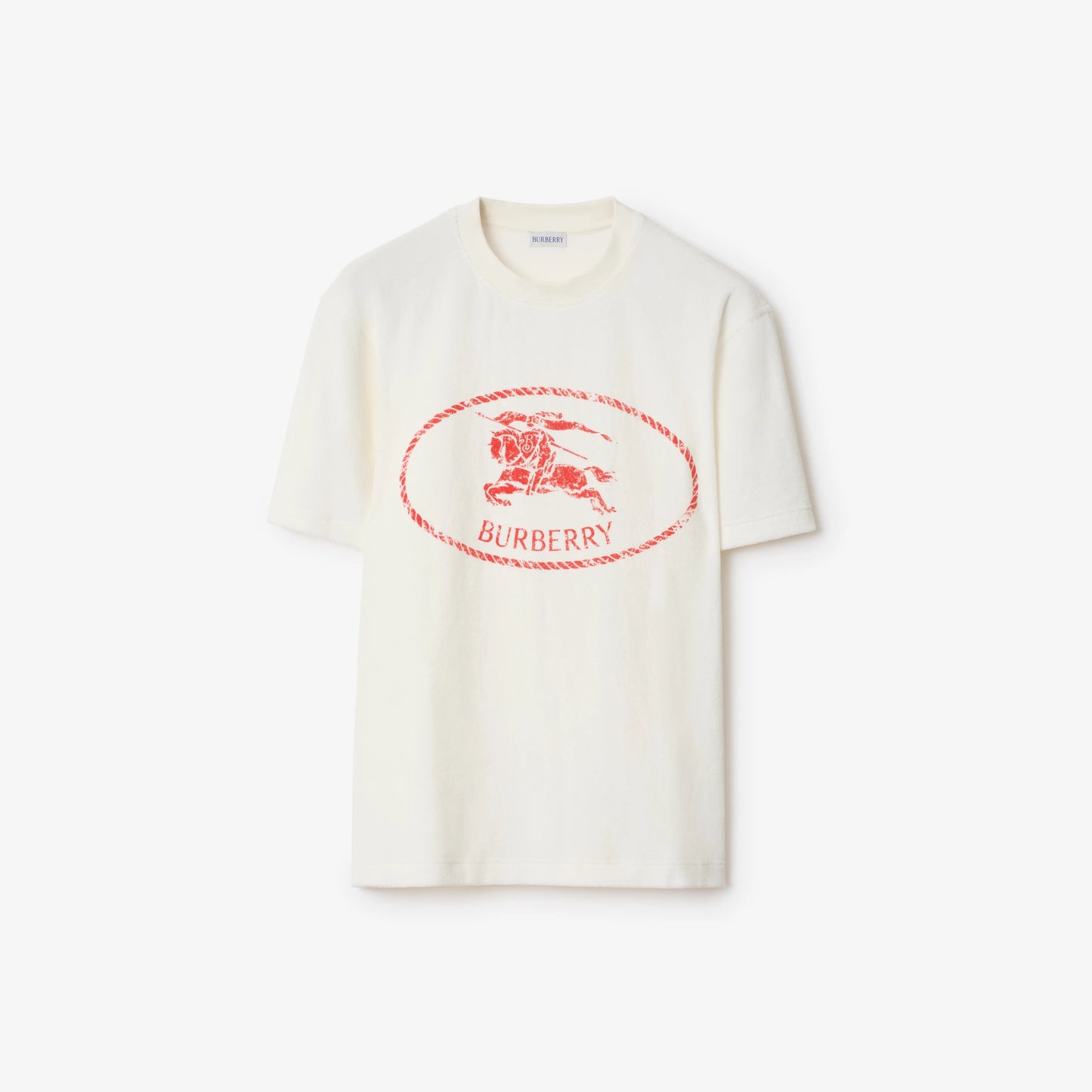 Burberry Knight Stamp Towelling T-shirt