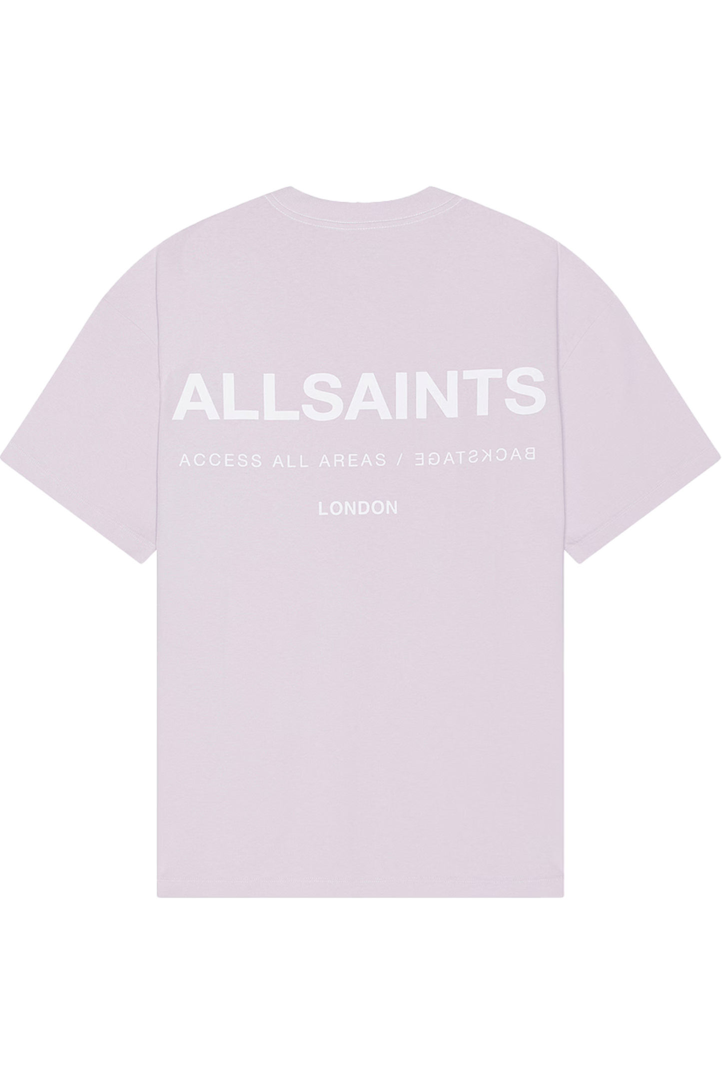 AllSaints Acess SS Crew Sugar Lilac - Qualité Los Angeles