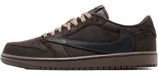 Travis Scott Jordan 1 Low Velvet Brown - Qualité Los Angeles