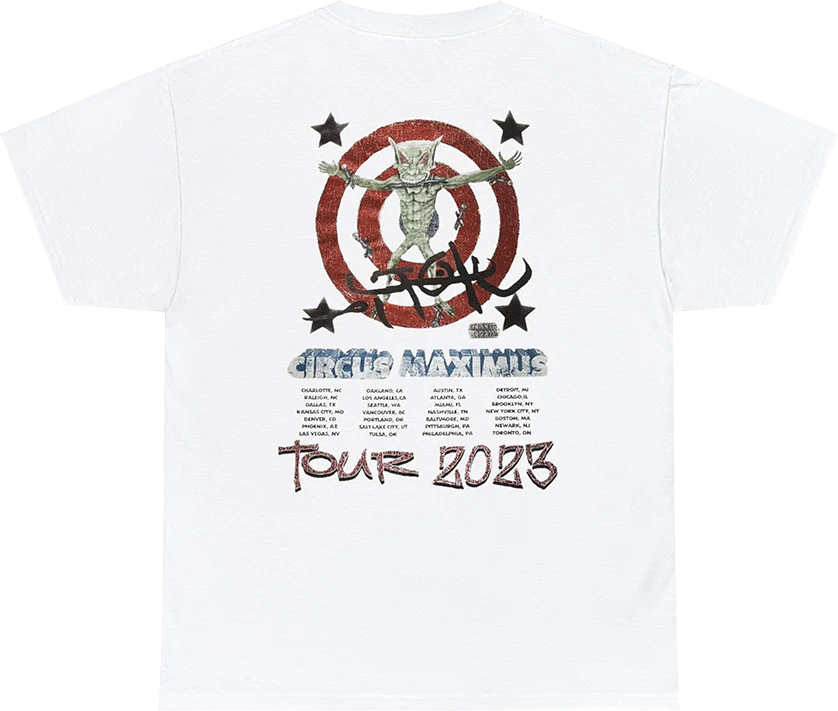 Travis Scott Utopia Circus Maximus Tour III Tee - Qualité Los Angeles