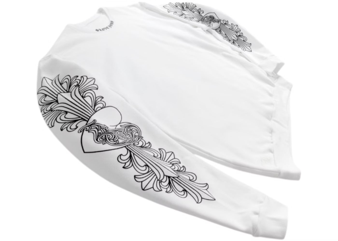 Chrome Hearts Love You Crewneck Sweatshirt White