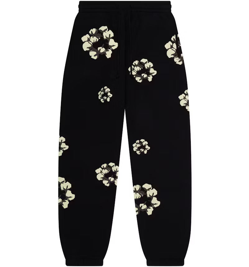 Denim Tears x CPFM Cactus Tears Wreath Sweatpants Black - Qualité Los Angeles