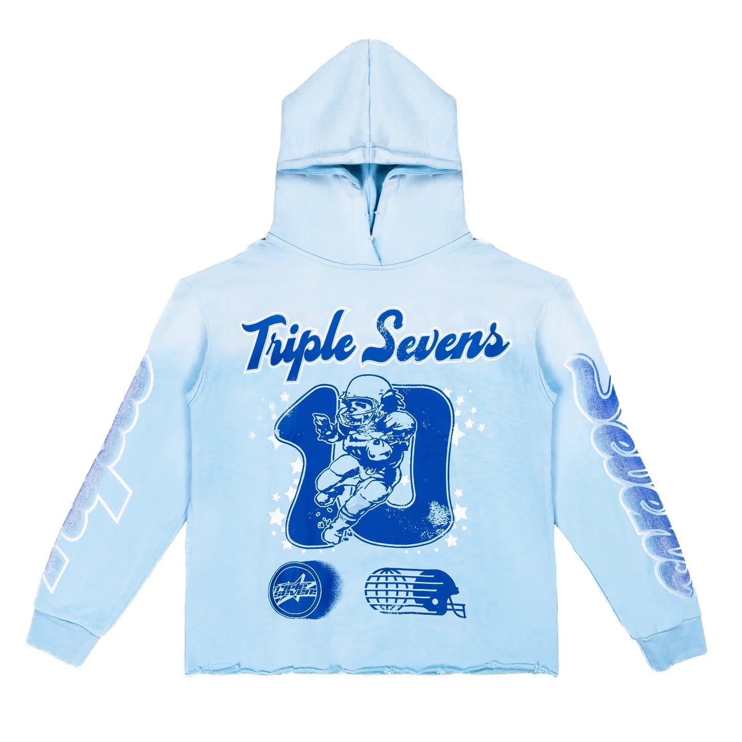 Triple Seven All Star Hoodie Blue