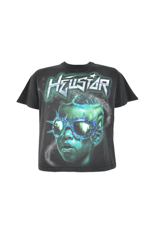 Hellstar The Future T-Shirt Black/Blue - Qualité Los Angeles