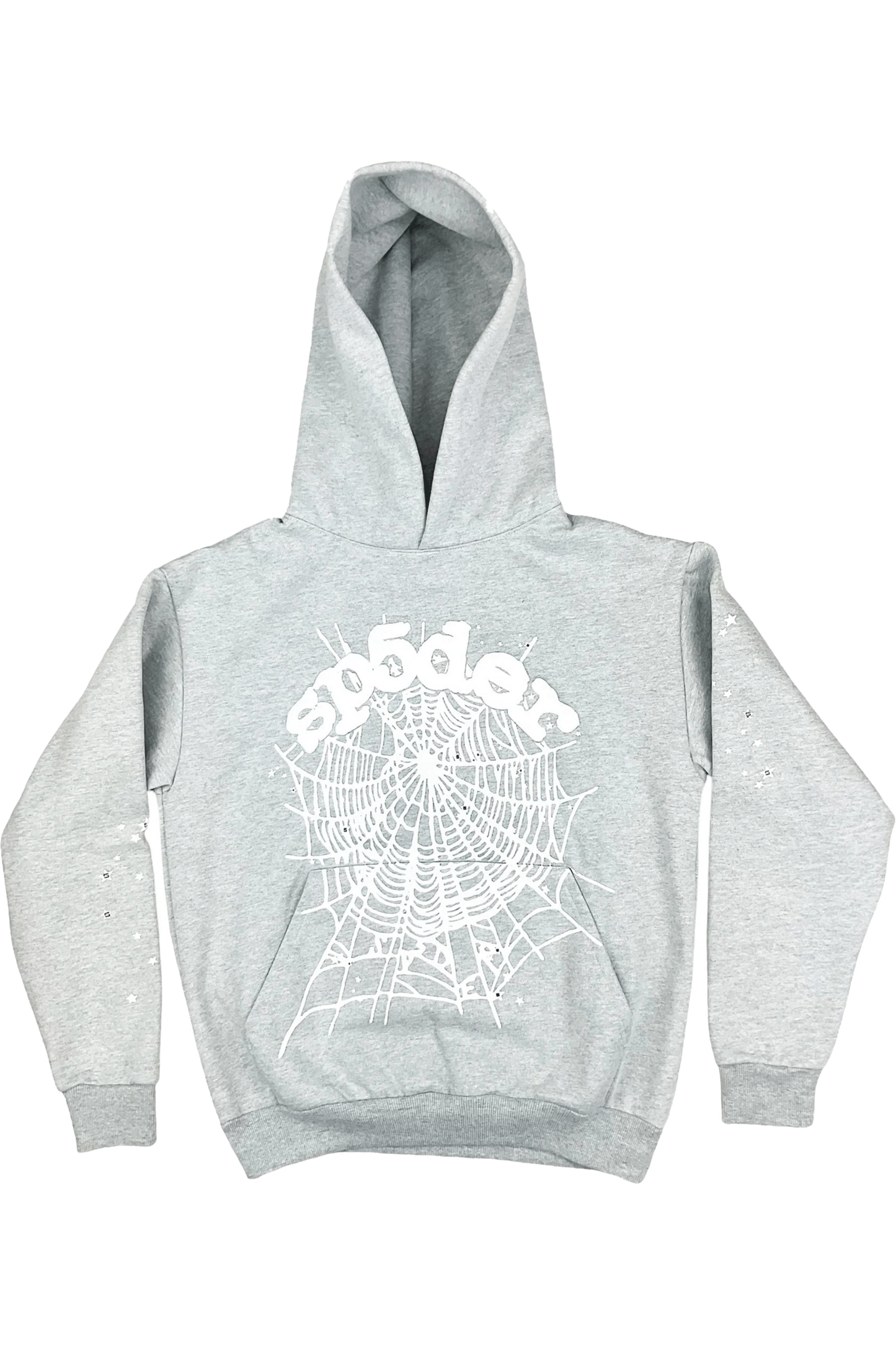 Sp5der OG Web Hoodie Heather Grey