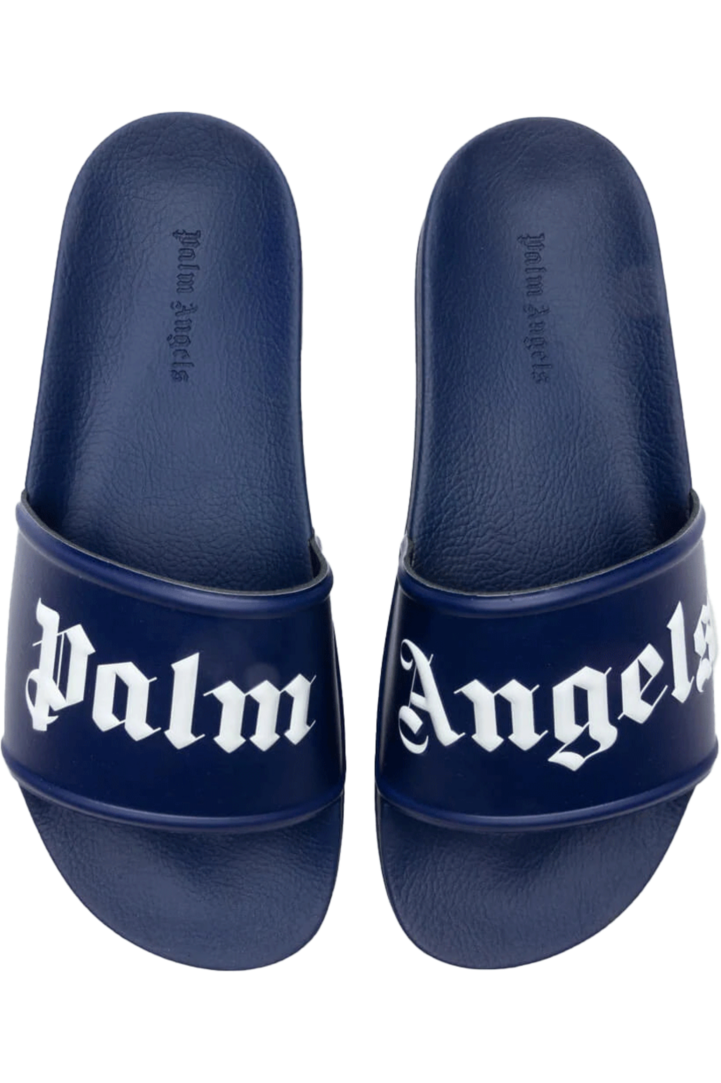Palm Angels Pool Slides Navy/White