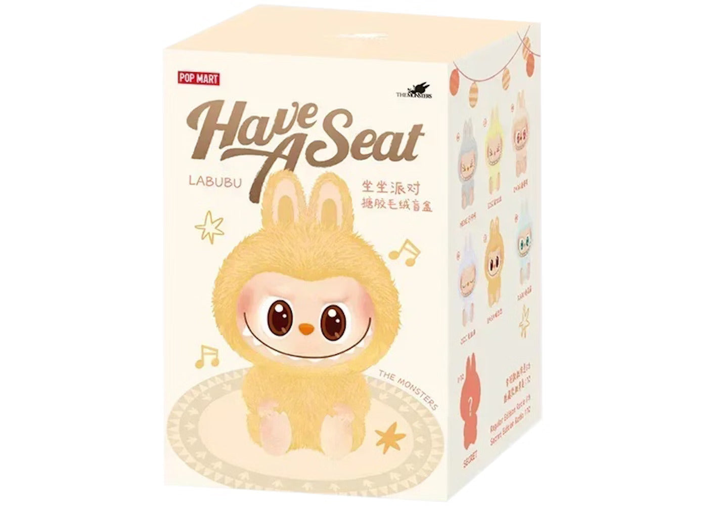 Pop Mart Labubu THE MONSTERS Have a Seat Vinyl Plush Blind Box