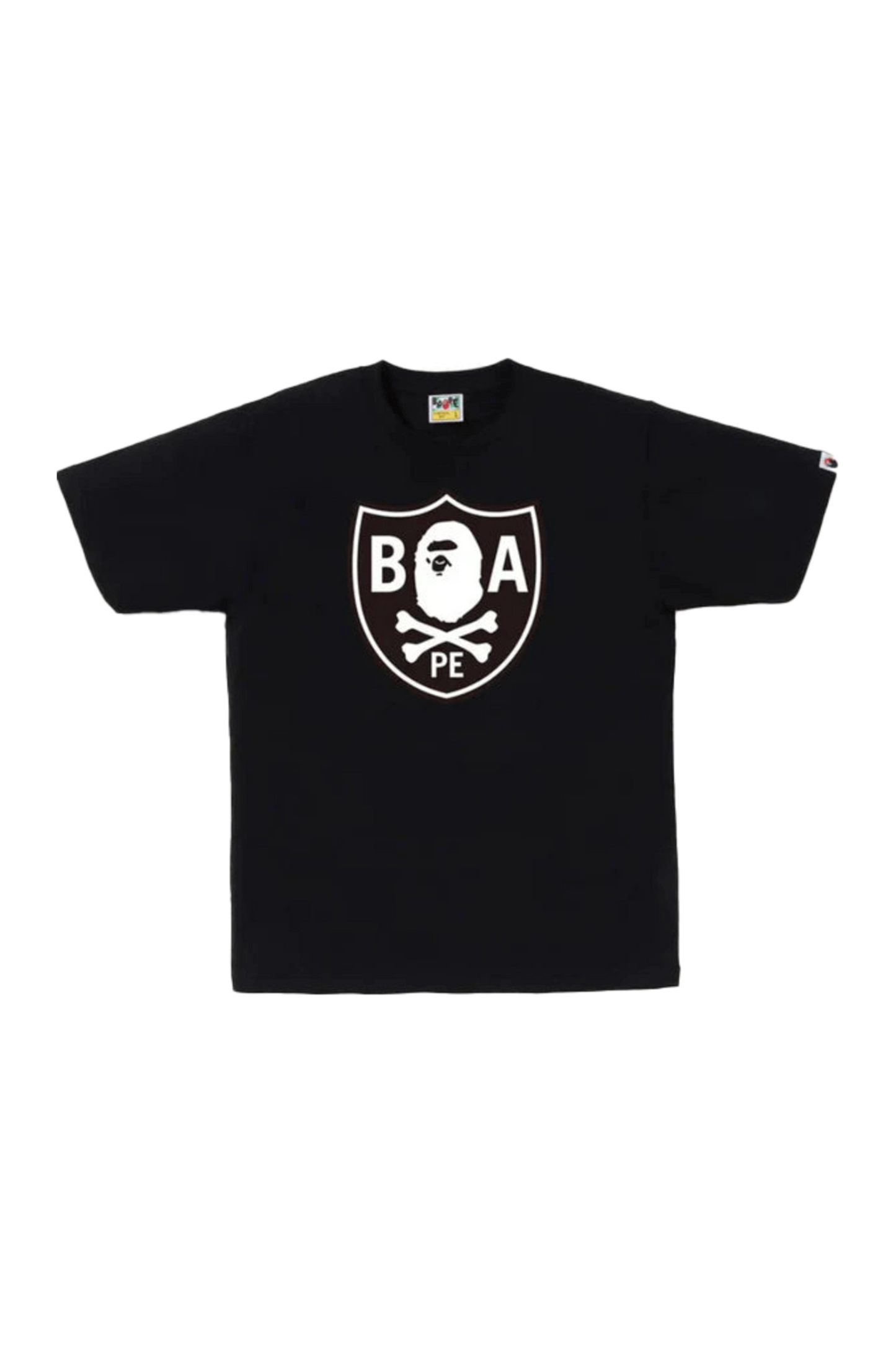 Bape Crossbone Shield Tee Black