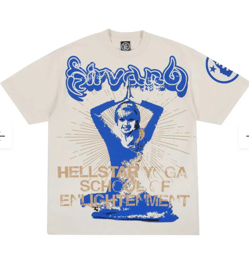Hellstar Yoga Tee Cream