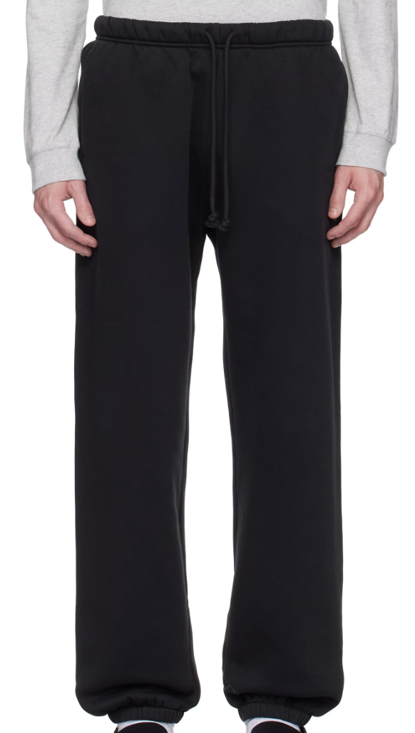 SKIMS Black Fleece Lounge Relaxed Sweatpants