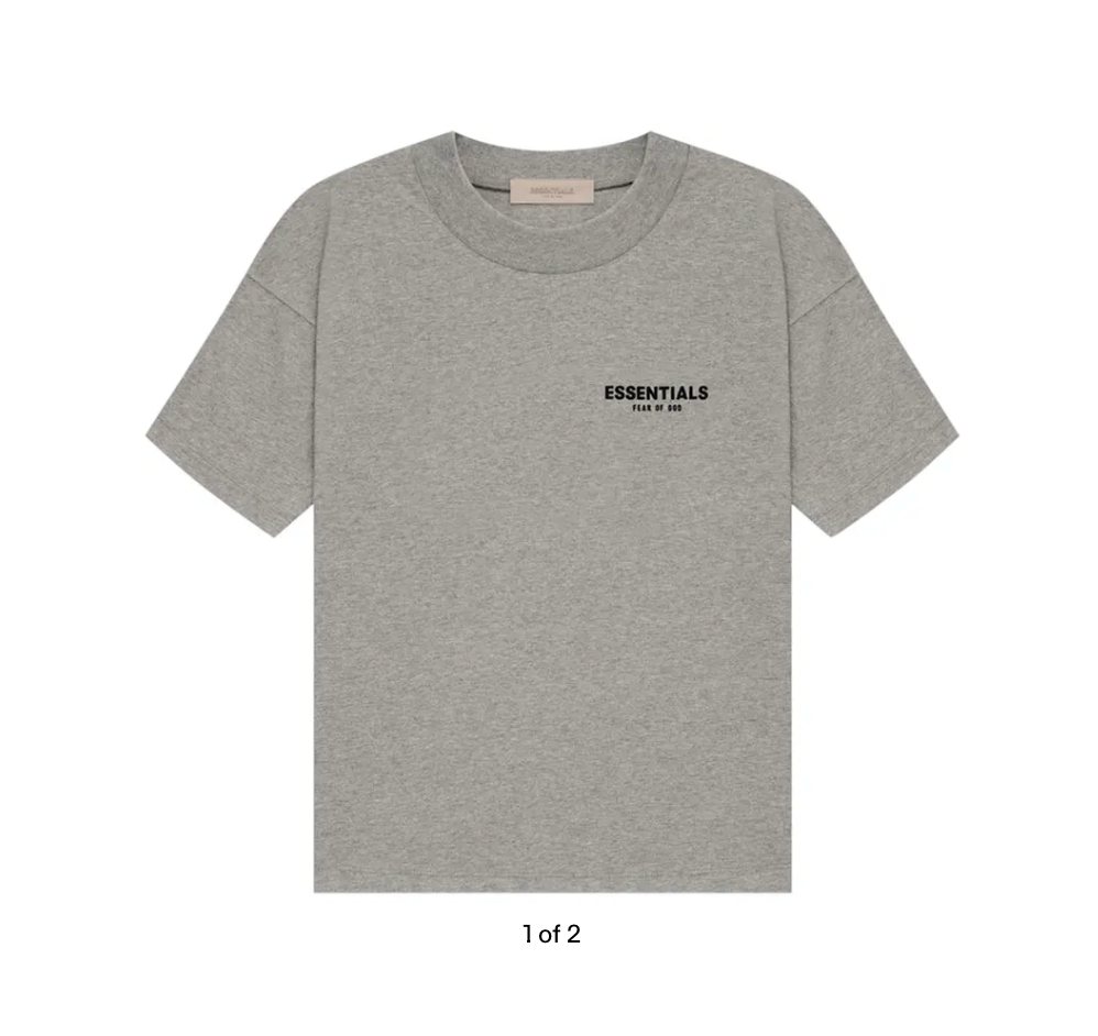 Fear of God Essentials Tee 'Dark Oatmeal' - Qualité Los Angeles
