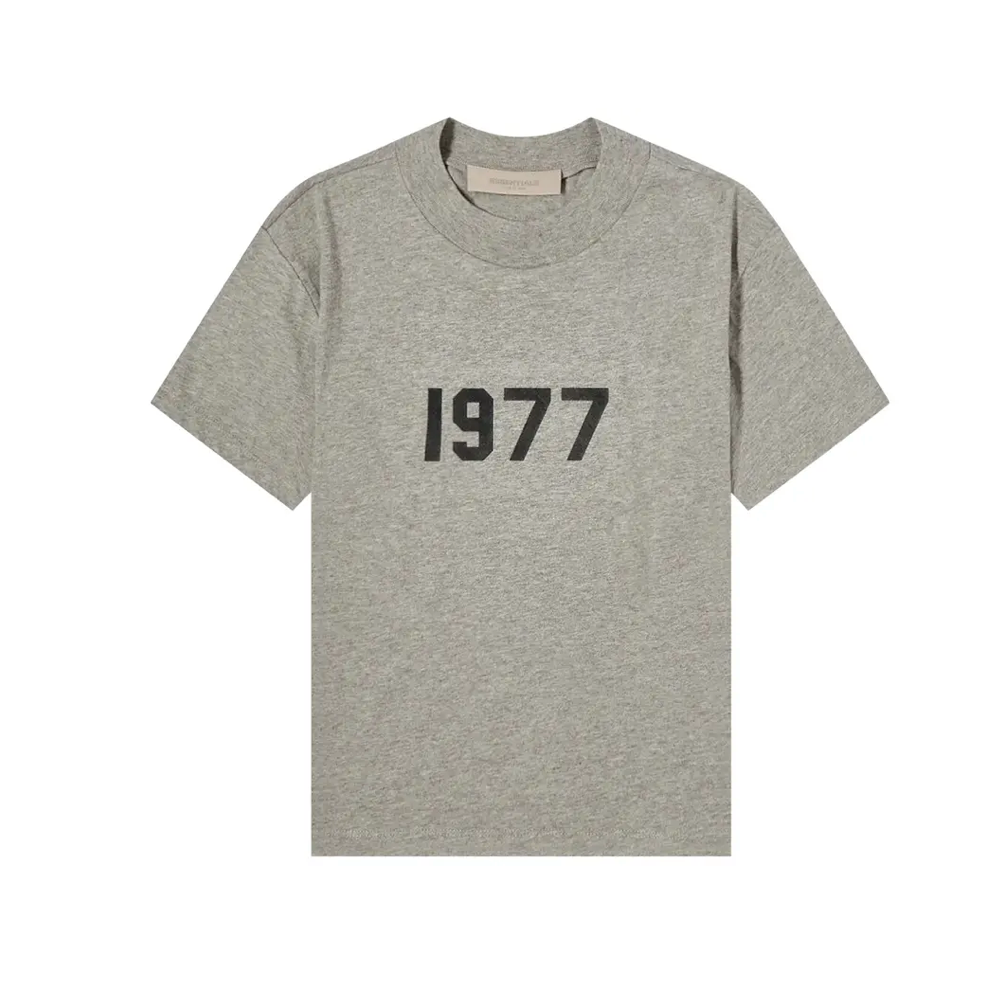 Fear of God Essentials 1977 T-Shirt 'Dark Oatmeal' - Qualité Los Angeles