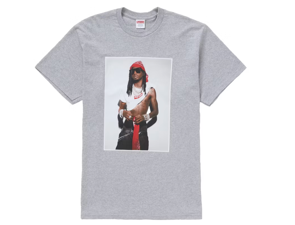 Supreme Playboi Carti Tee Heather Grey - Qualité Los Angeles
