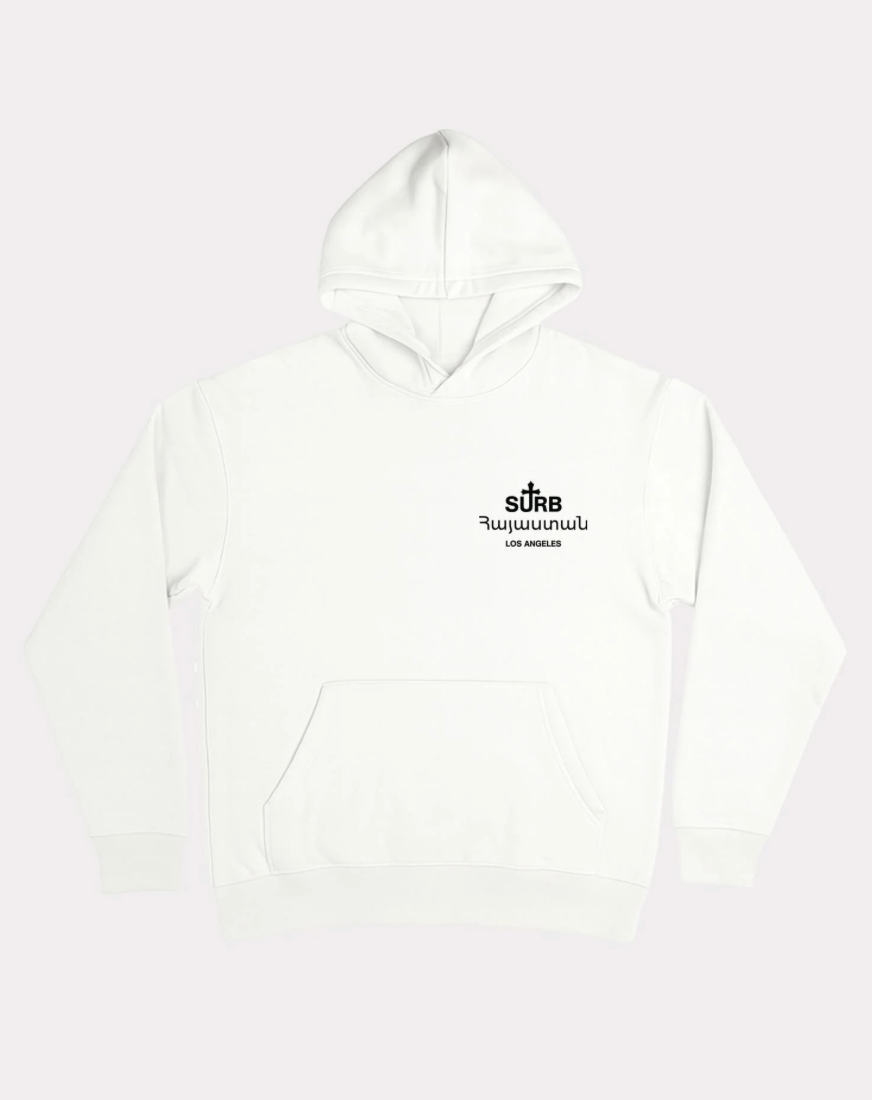 SURB Original Hoodie White - Qualité Los Angeles