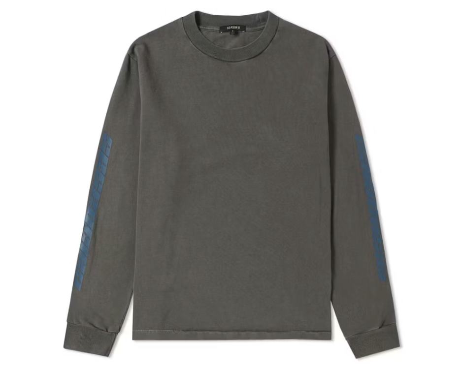 Yeezy Season 6 Calabasas Long Sleeve Shirt Core Indigo - Qualité Los Angeles
