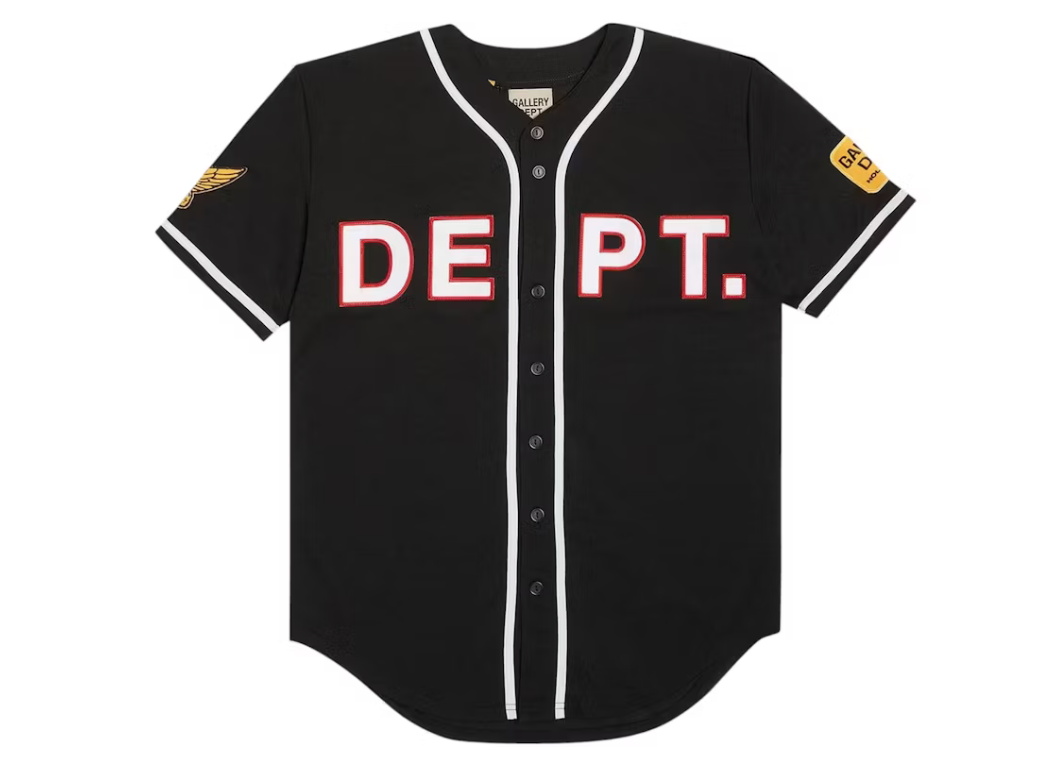 Gallery Dept Black Echo Park Baseball Jersey