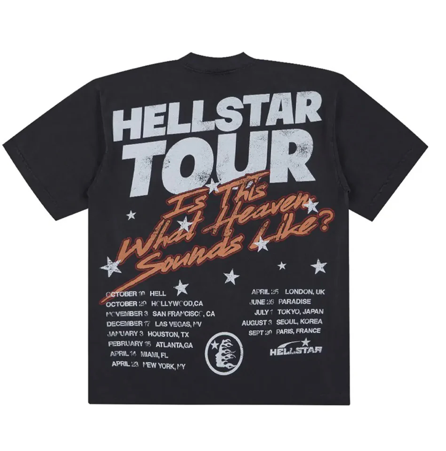 Hellstar Biker Tour Tee Grey