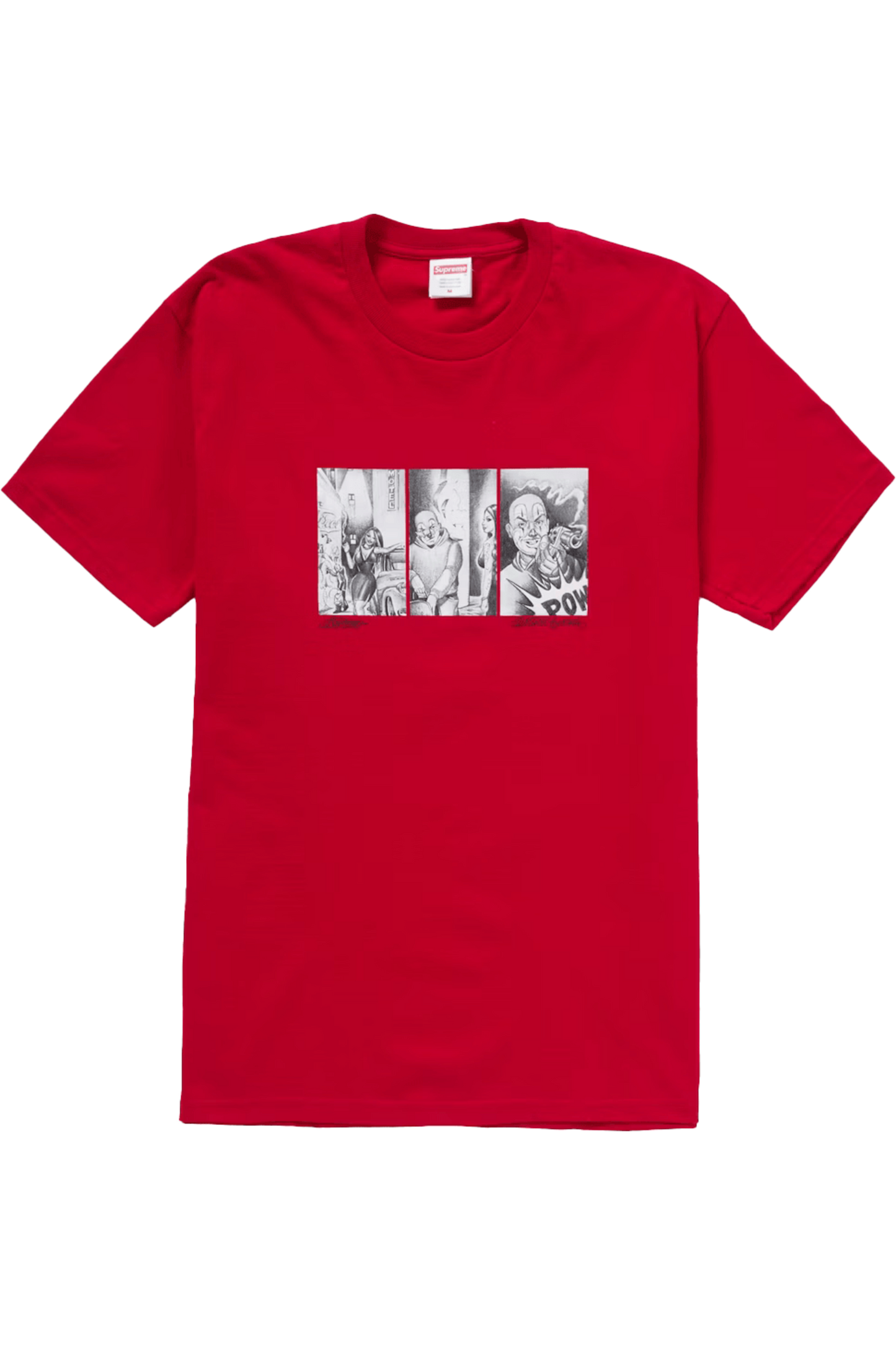 Supreme Mister Cartoon Pow Tee Red - Qualité Los Angeles