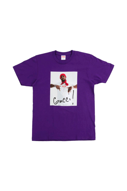 Supreme Gucci Mane Tee Purple - Qualité Los Angeles