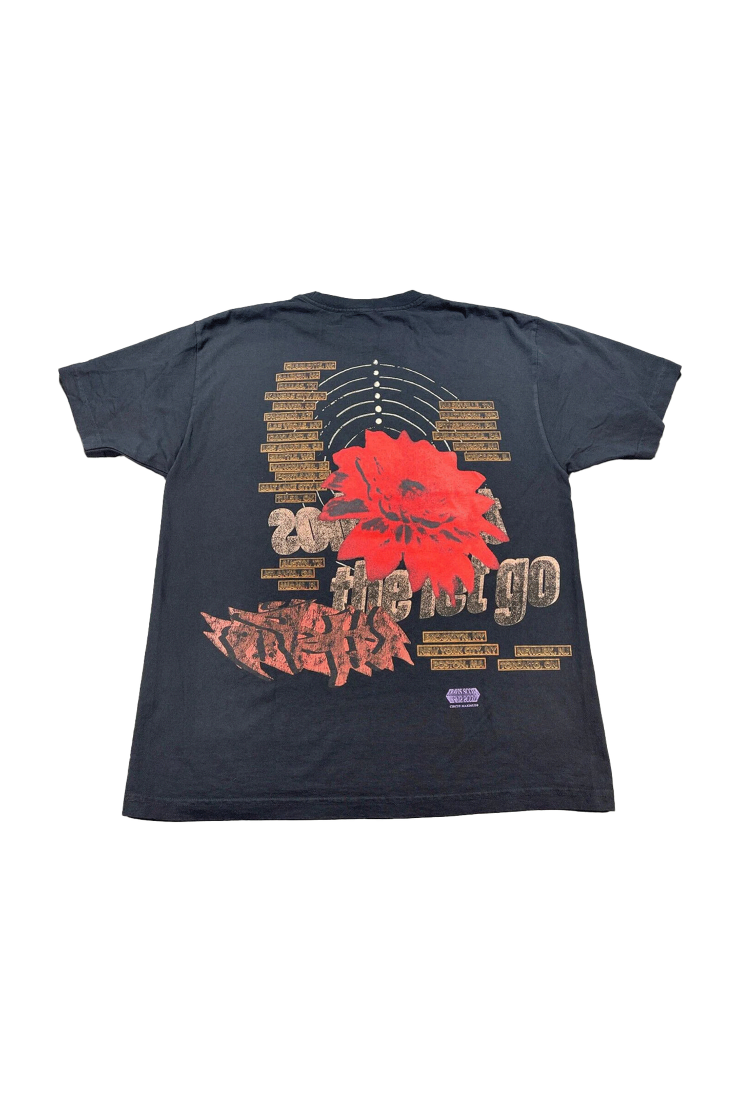 Travis Scott Utopia Circus Maximus Echoes Tee Black - Qualité Los Angeles