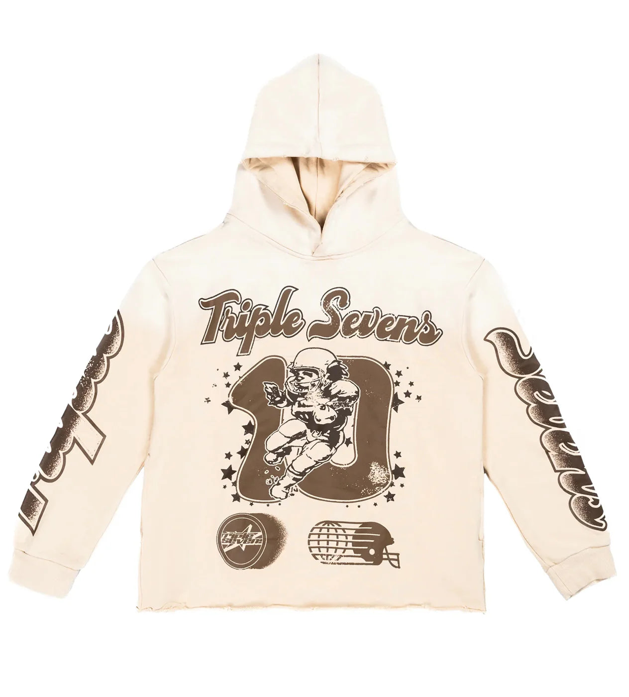 Triple Seven All Star Hoodie Beige