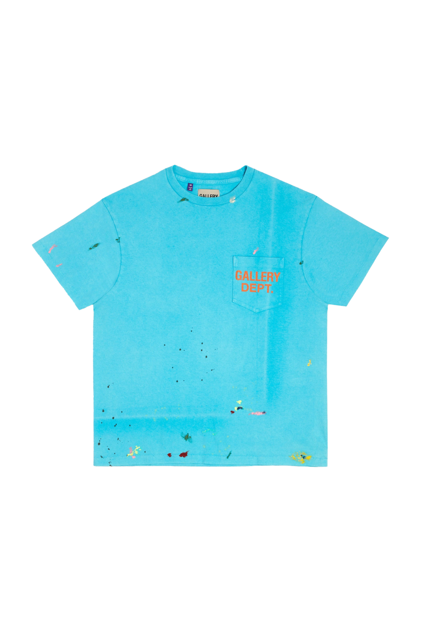 Gallery Dept. Vintage Logo Painted Tee Turquoise