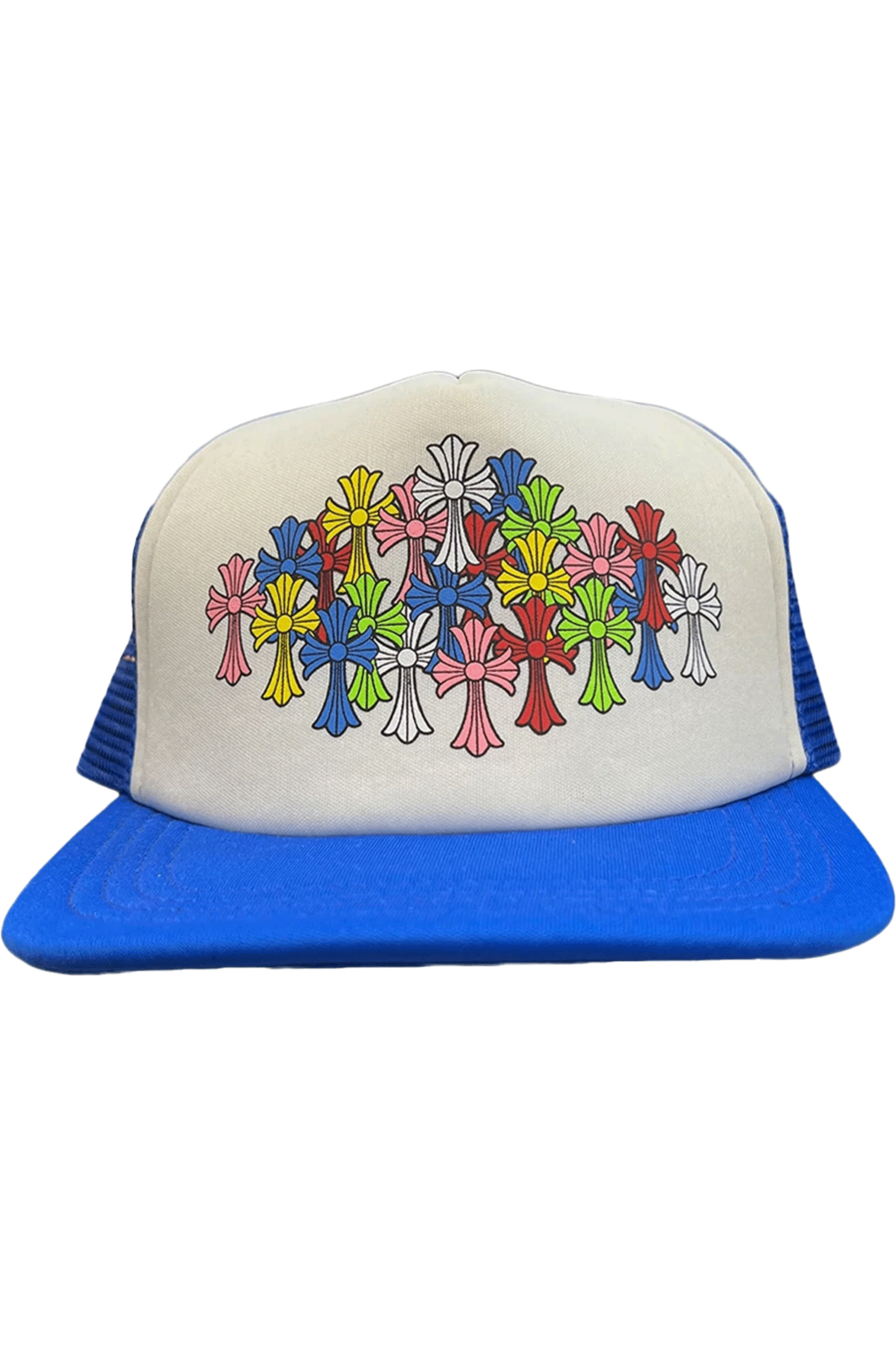 Chrome Hearts Multi Cross Trucker Hat Blue - Qualité Los Angeles