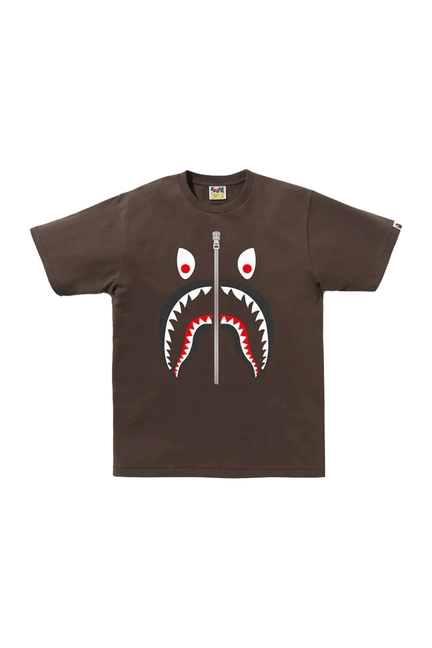Bape Shark Tee Brown