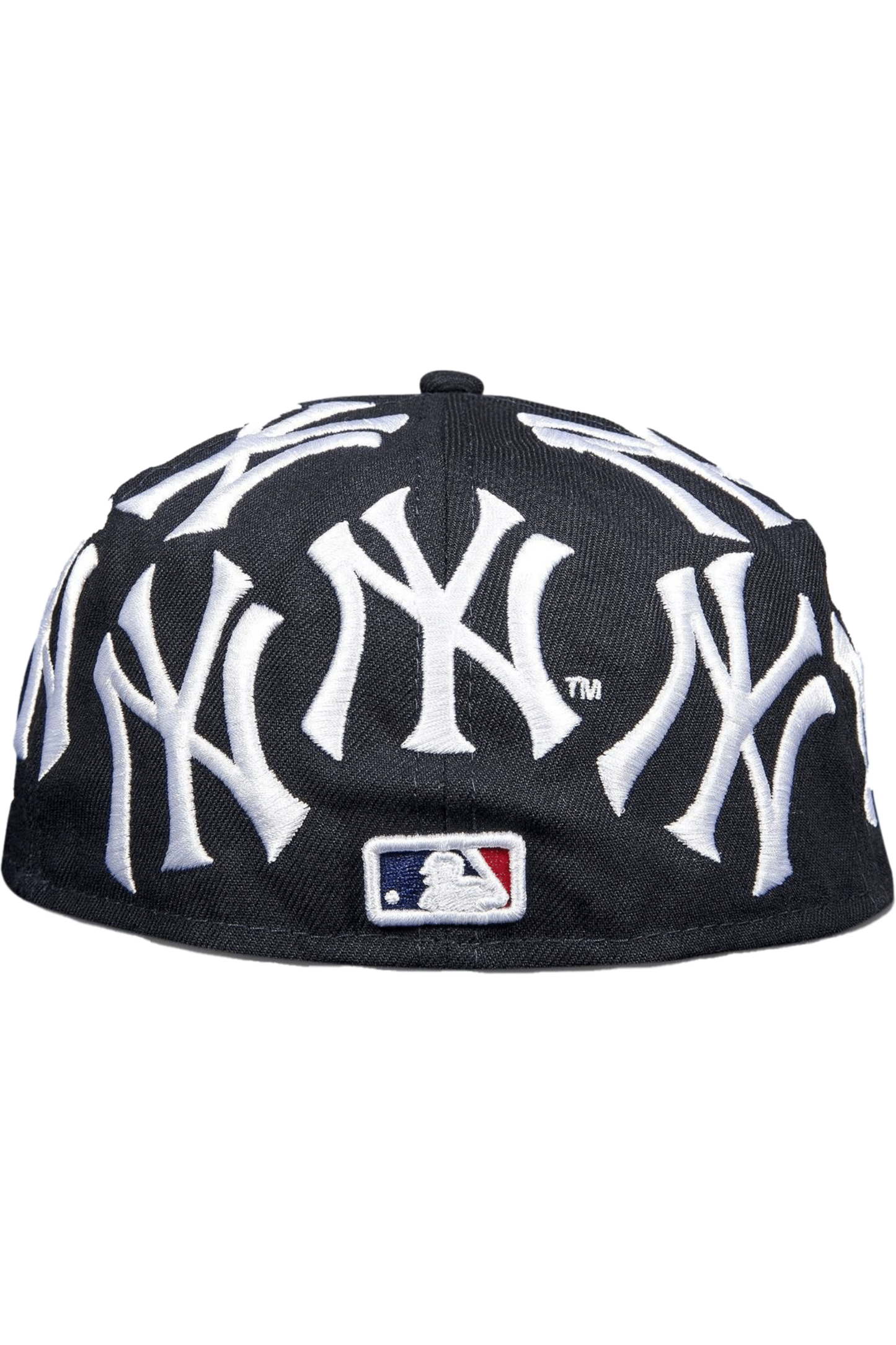 Supreme New York Yankees Box Logo Fitted Hat Navy