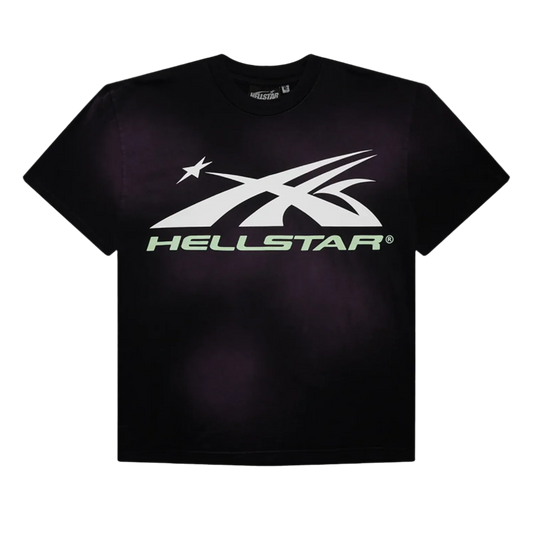 Hellstar Glow in the Dark Sports Logo T-shirt Purple