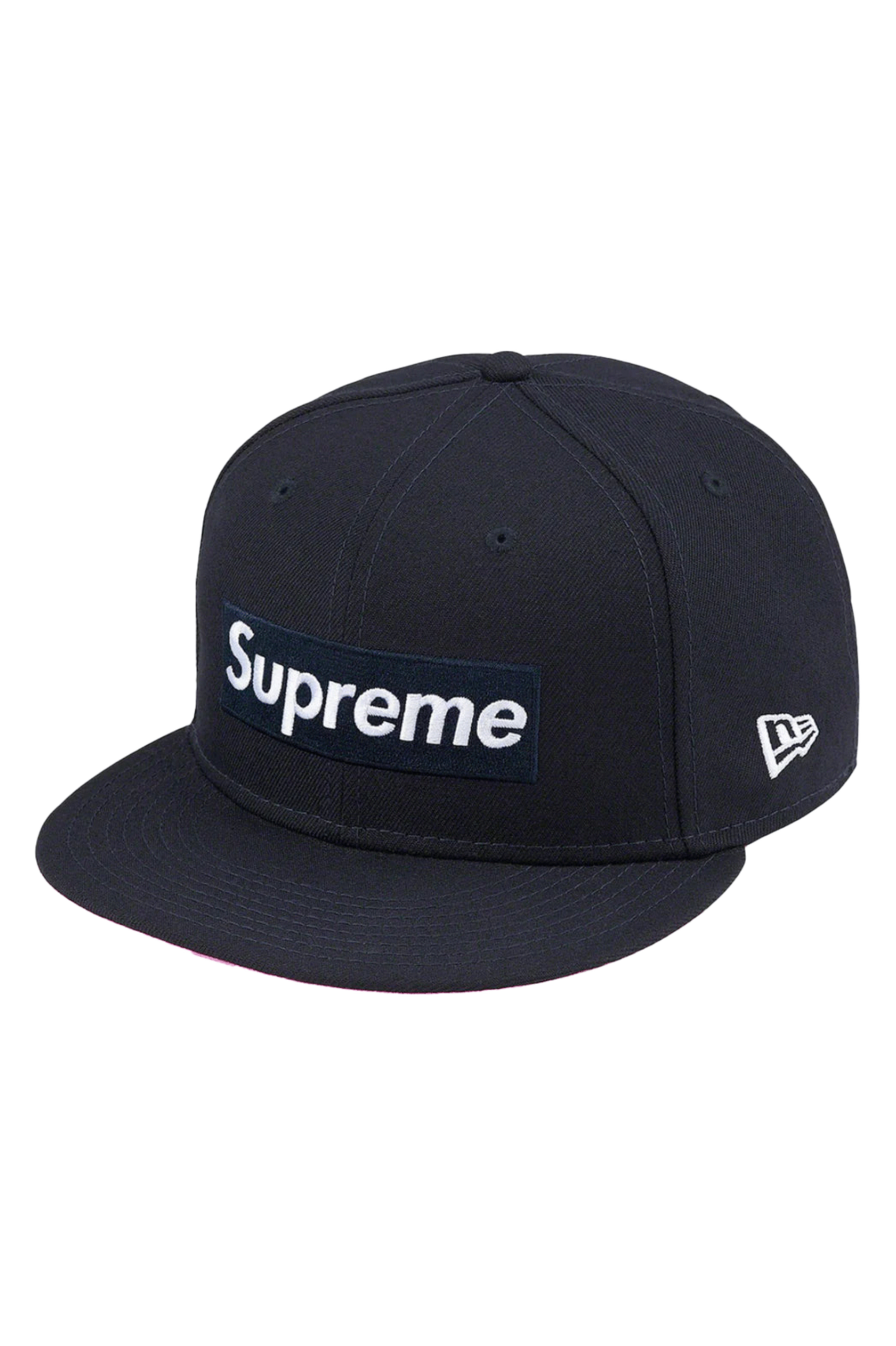 Supreme No Comp Box Logo Fitted Hat Pink
