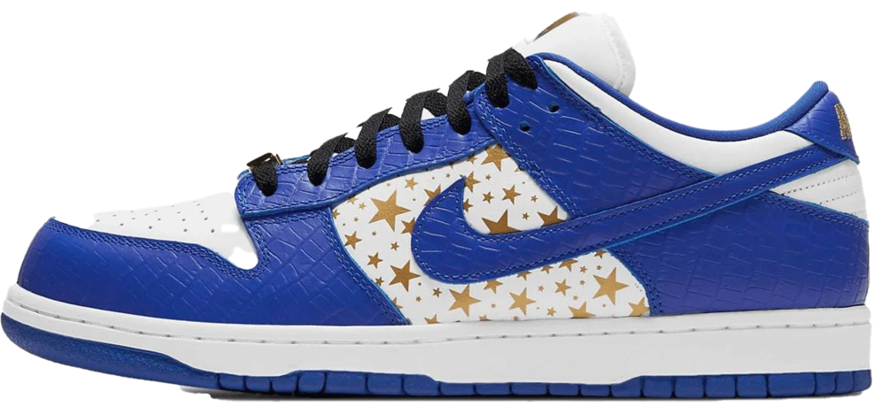 Nike SB Dunk Low Supreme Stars Hyper Royal