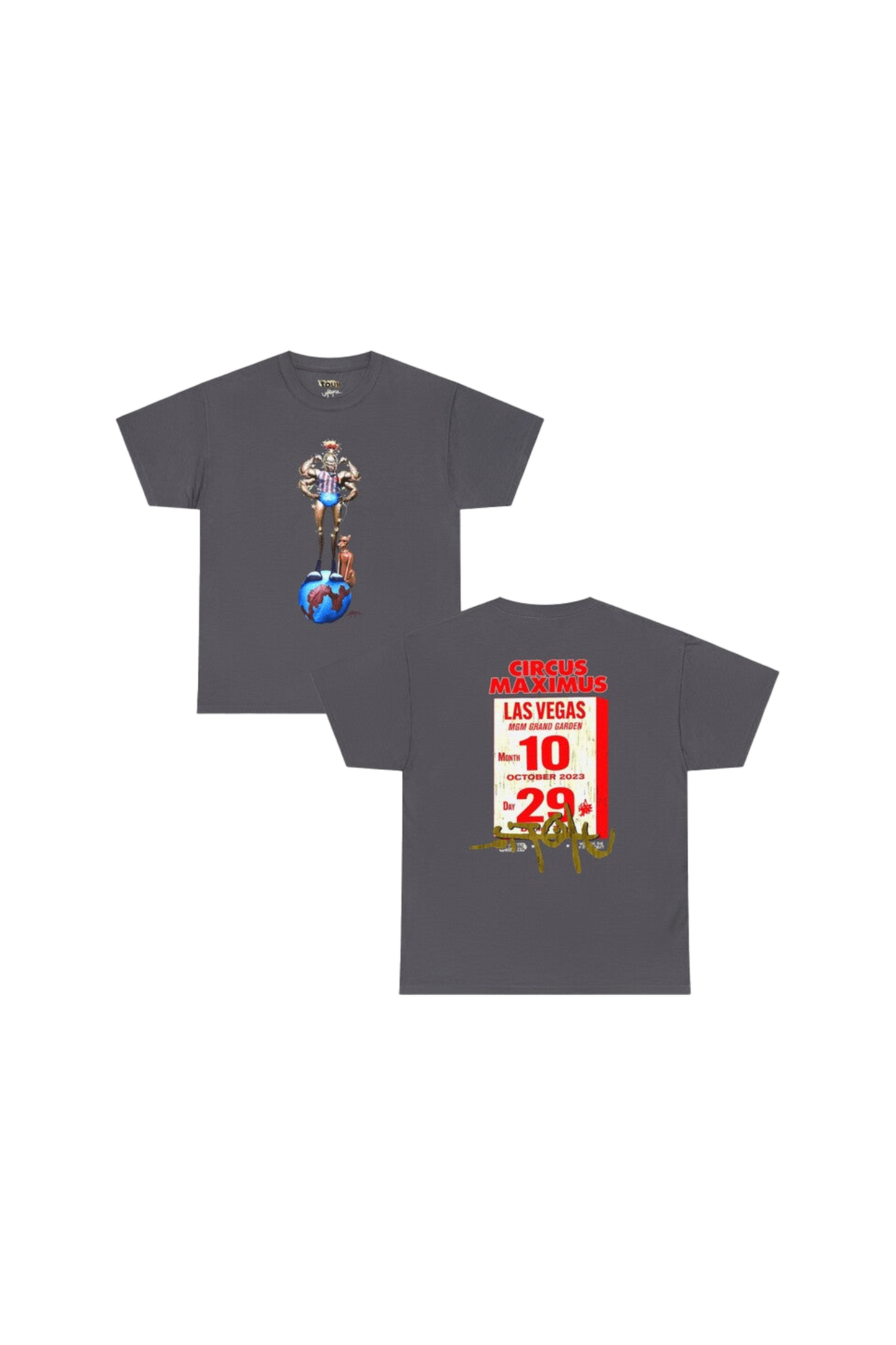 Travis Scott Utopia Circus Maximus Las Vegas Tee - Qualité Los Angeles