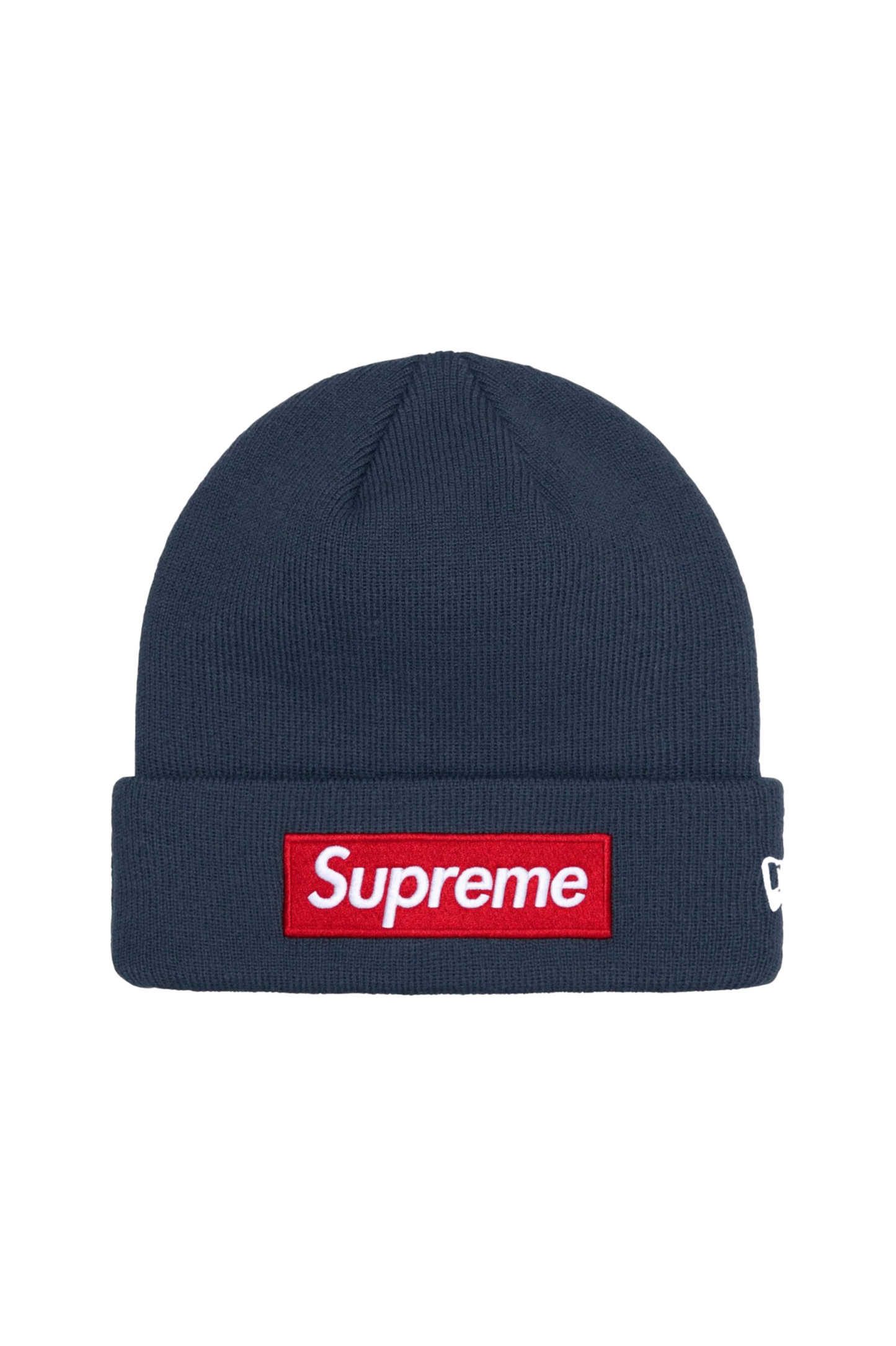 Supreme New Era Box Logo Beanie Navy