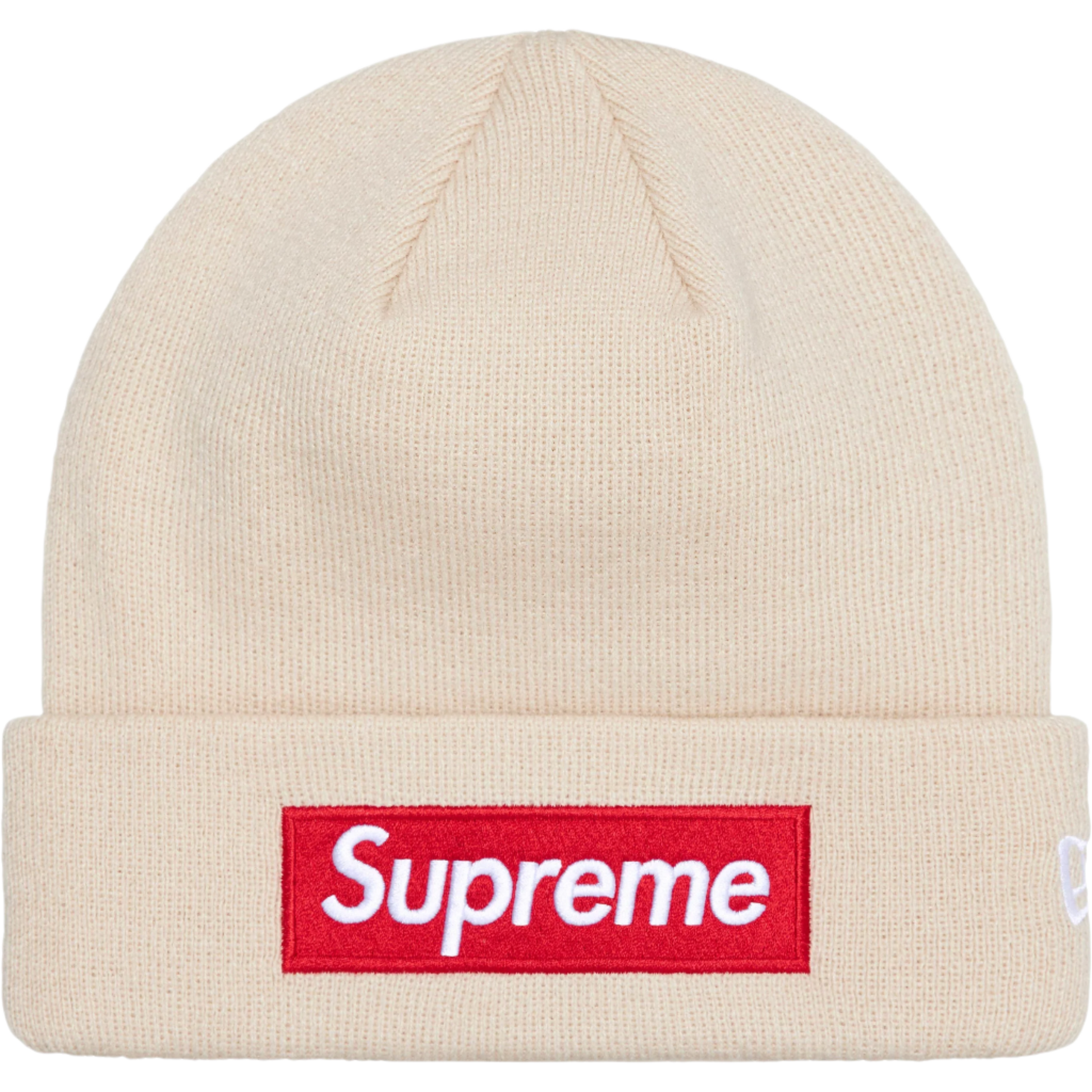 Supreme New Era Box Logo Beanie Stone - Qualité Los Angeles